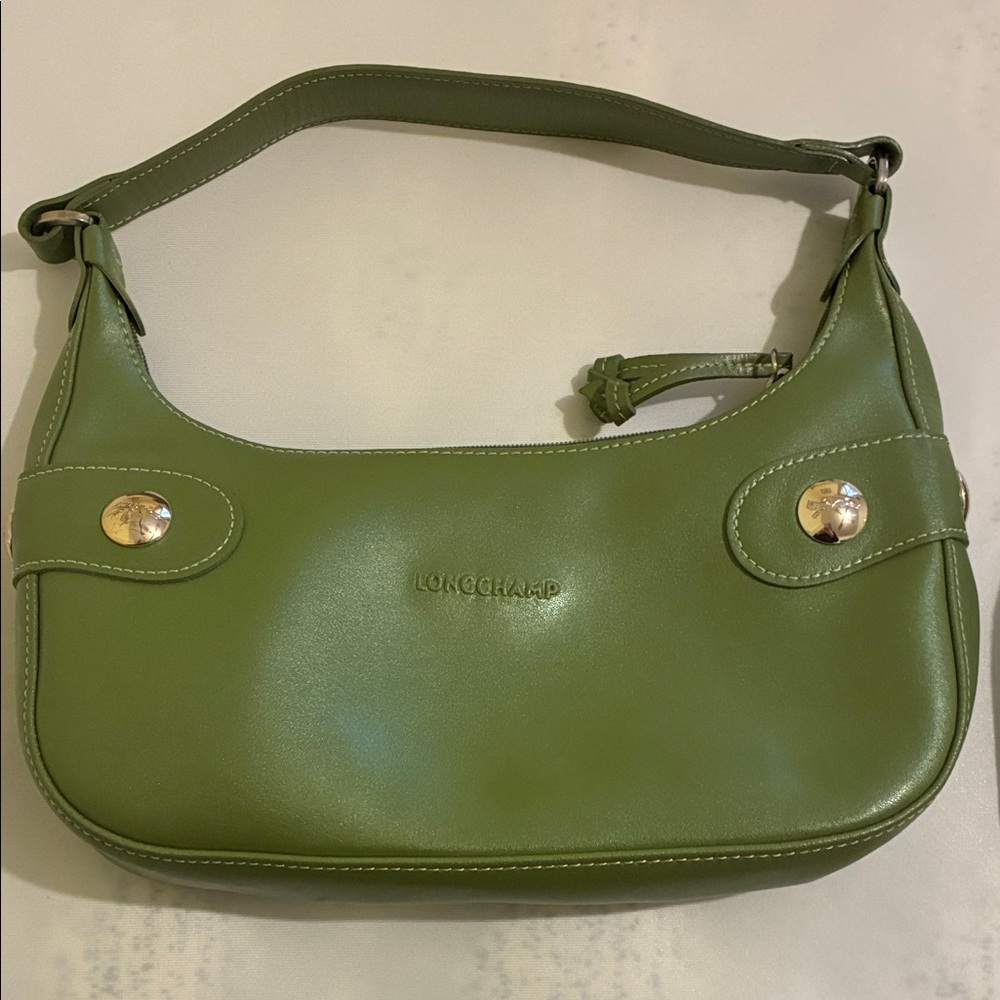 Longchamp Olive Shoulder Bag